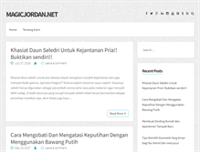 Tablet Screenshot of magicjordan.net